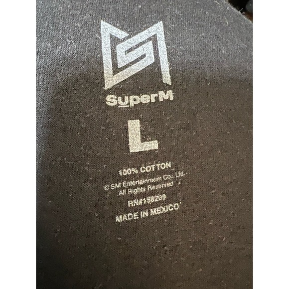 Super M We are the Future Concert Tour T-Shirt, Size L - Picture 5 of 7